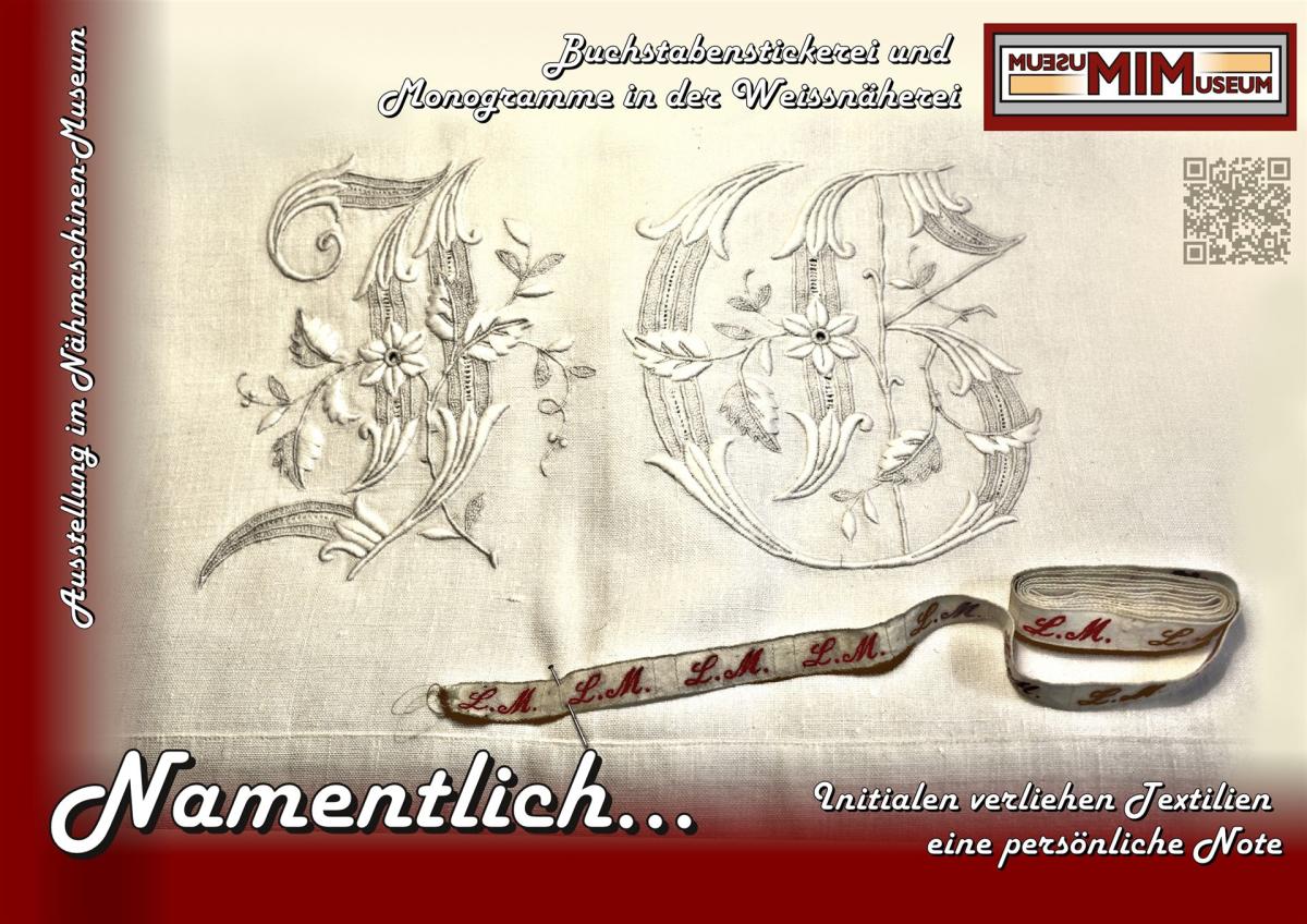 NAMENTLICH Flyer MIM Nähmaschinen-Museum 